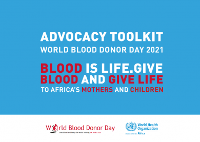 Advocacy toolkit for World Blood Donor Day 2021